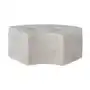 Florida świecznik 14,5x6x7,5 cm white marble Bloomingville Sklep on-line