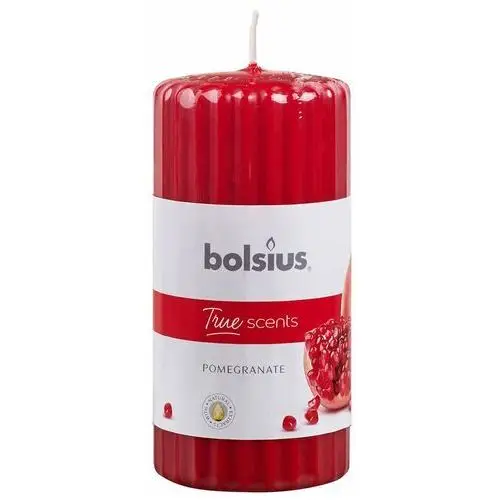 Świeca pieńkowa zapachowa TRUE SCENTS granat BOLSIUS, Bolsius_6390900