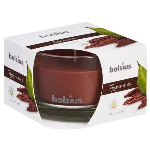 Bolsius Świeca zapachowa w szkle true scents drzewo agarowe