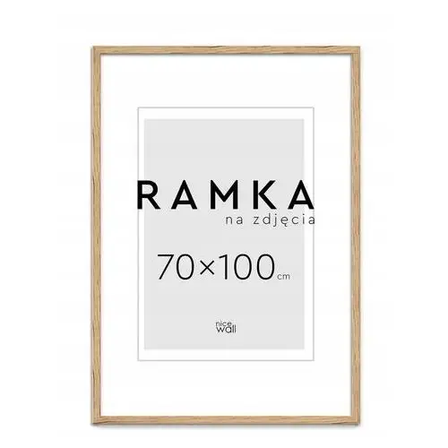 Brązowa Ramka zdjęcia 70x100 cm Rama 100x70 cm