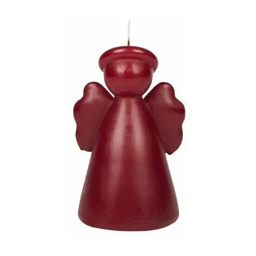 Broste Copenhagen Świeczka Angel Sculpture 14 cm Burgundy