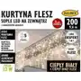 Kurtyna flesz sople 200 Led ciepłe białe 9,6m 25-695 Bulinex, 25094 Sklep on-line