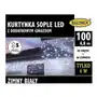 Kurtyna zewnętrzna Bulinex sople 100 LED 4,8 m biała Sklep on-line