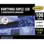 Bulinex Kurtyna zewnętrzna sople 100 led 4,8 m niebieska Sklep on-line