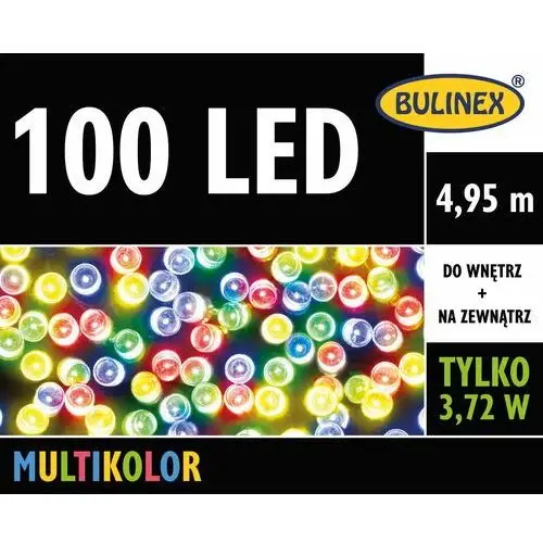 Lampki zewnętrzne Bulinex 100 LED 4 95 m multikolor