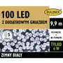 Bulinex Lampki zewnętrzne 100 led 9,9 m białe Sklep on-line