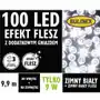 Lampki zewnętrzne Bulinex 100 LED flesz 9,9 m białe, 13-132 Sklep on-line