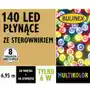 Lampki zewnętrzne Bulinex 140 LED sterowane 6,95 m multikolor Sklep on-line