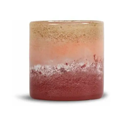 Byon calore świecznik-wazon m Ø15 cm róż-beż-bordeaux