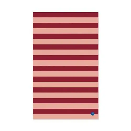 Leya stripe obrus 150x250 cm czerwony-różowy Byon