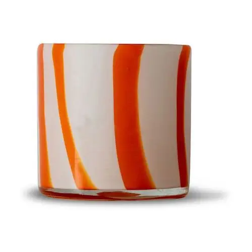 Byon świecznik calore xs Ø10 cm pomarańczowo-biały