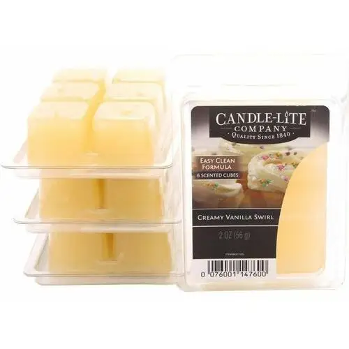 Candle-lite Everyday Collection intensywny zapachowy wosk w kostkach 2 oz 56 g - Creamy Vanilla Swirl