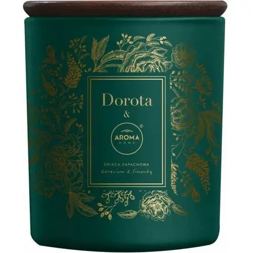 Castorama Świeca aroma home & dorota geranium z limonką 150 g