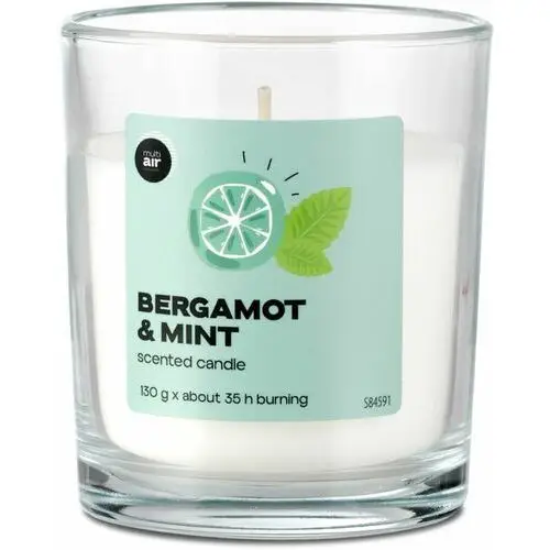 Świeca zapachowa multiair bergamot mint Castorama