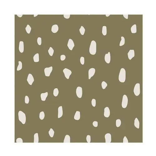 Cooee Design Serwetki Dots 33x33 cm 20-pak Olive