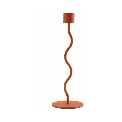 Cooee Design Świecznik Curved 23 cm Brick red