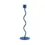 Cooee design świecznik curved 26 cm cobalt blue Sklep on-line