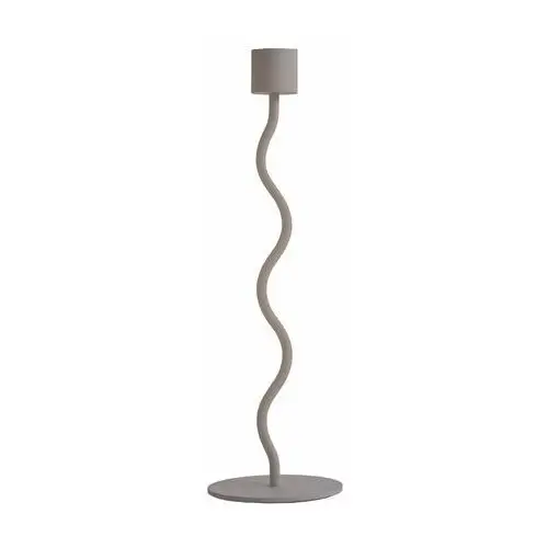 Cooee design świecznik curved 26 cm taupe