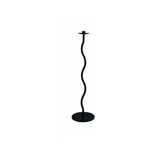 Cooee design świecznik curved 75 cm czarny