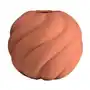 Wazon twist ball 20 cm brick red Cooee design Sklep on-line