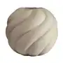Cooee design wazon twist ball 20 cm sand Sklep on-line