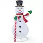 Costway Dekoracja świąteczna bałwan z laską led Sklep on-line