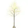 Drzewko lampka 150 cm imitacja brzozy ze światełkami led Costway Sklep on-line