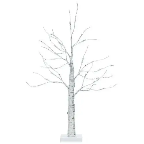 Drzewko lampka 60 cm imitacja brzozy ze światełkami led Costway