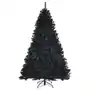 Costway Unikalna sztuczna czarna choinka z metalowym stojakiem 180cm Sklep on-line