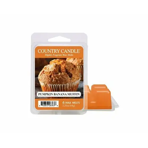 Pumpkin banana muffin - wosk zapachowy 64 gram Country candle