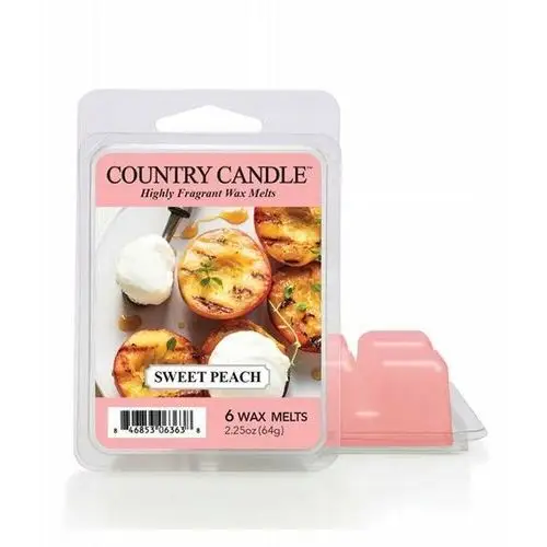 Sweet Peach wosk zapachowy Country Candle