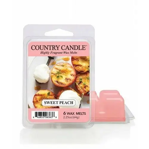 Sweet Peach wosk zapachowy Country Candle