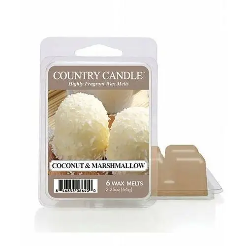 Wosk zapachowy coconut marshmallow 'potpourri', 64 g Country candle