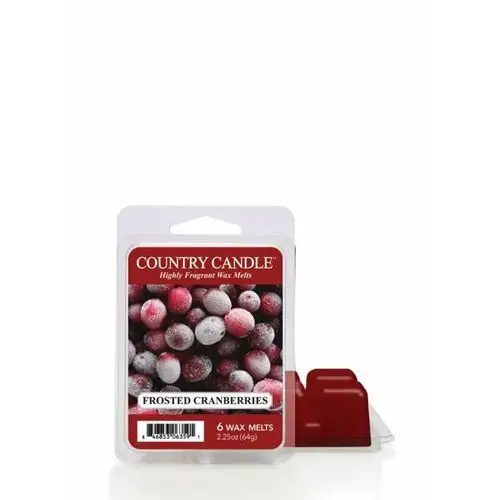 Wosk zapachowy COUNTRY CANDLE Frosted Cranberry 'potpourri', 64 g