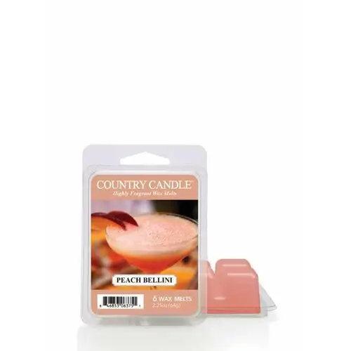 Wosk zapachowy COUNTRY CANDLE Peach Bellini 'potpourri', 64 g