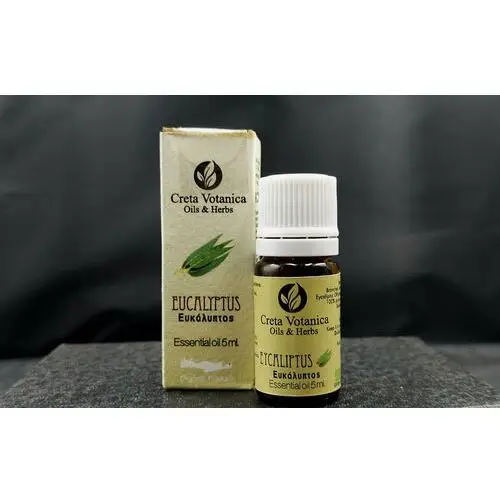 Creta votanica Olejek eteryczny eukaliptusowy eucalyptus officinalis 5ml bio