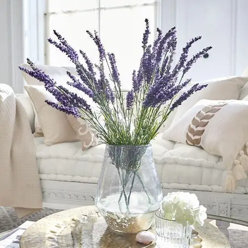 Dekoracja kwiatowa, zestaw 6 szt. Lavender