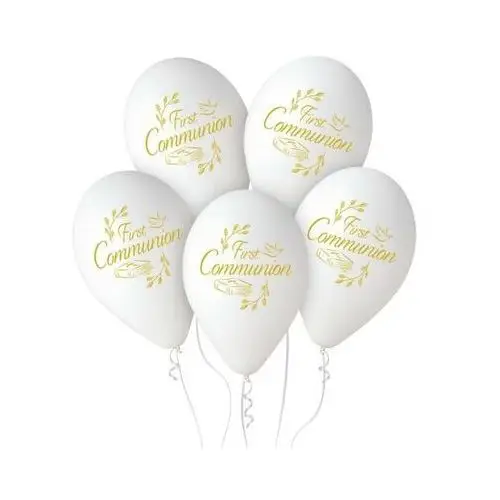 Balony Premium Hel First Communion, 13"/ 5 Szt