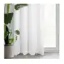 DESIGN 91 Dekoracja okienna STELLA zdobiona w górnej części trójwymiarowymi groszkami, półtransparentna 140 x 250 cm biały przelotki/koła Sklep on-line