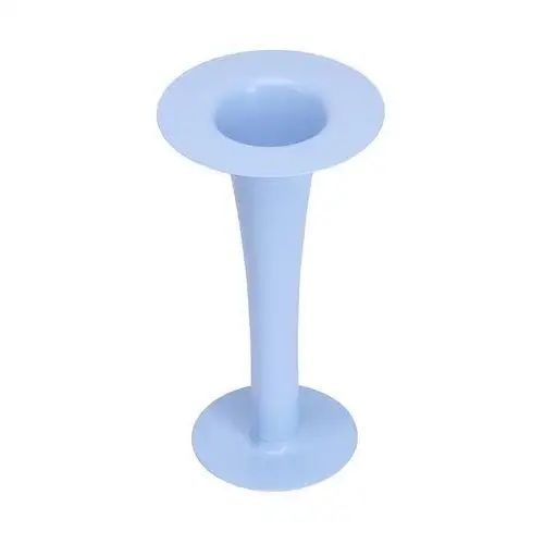 Design letters trumpet 2-w-1 wazon i świecznik 24 cm blue