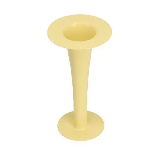 Design Letters Trumpet 2-w-1 wazon i świecznik 24 cm Yellow