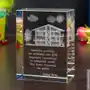 Dom Marzeń 3D • personalizowany kryształ 3D • GRAWER 3D GRATIS Sklep on-line