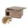 Domek dla jeży drewniany domek lęgowy budka schron gniazdo dla jeży Solidny Sklep on-line