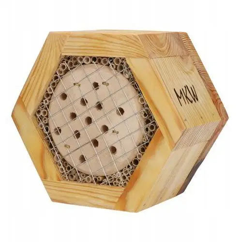 Domek dla owadów model plaster miodu Mkw mały drewniany