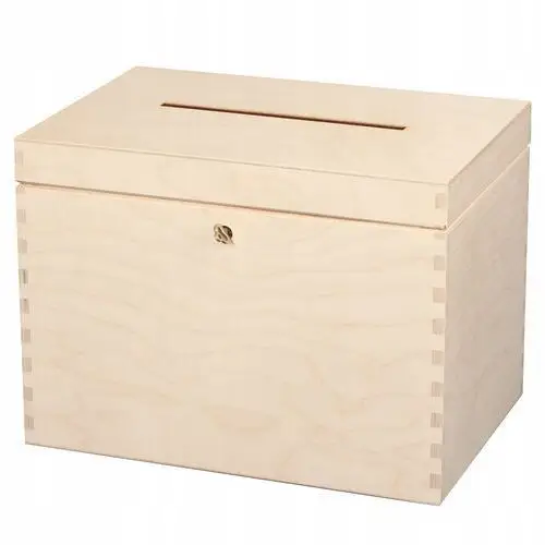 Drewniane pudełko na koperty Skrzynka decoupage
