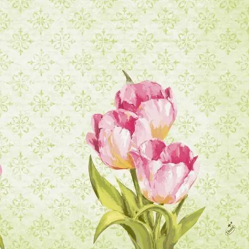 Serwetki classic 40 x 40 cm Love Tulips (300 szt.)