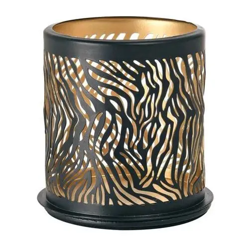 Świecznik metalowy 75 x Ø 75 mm safari zebra (8 szt.) Duni