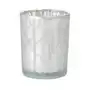 Świecznik szklany 100 x Ø 80 mm shimmer biały (6 szt.) Duni Sklep on-line