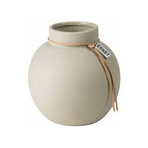 Beżowy wazon ceramiczny m Ernst