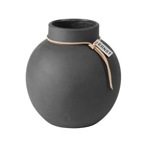 Ernst - czarny wazon ceramiczny m
